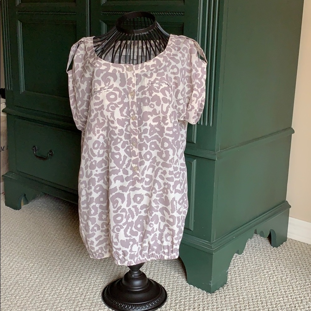 Loft Animal Print Top